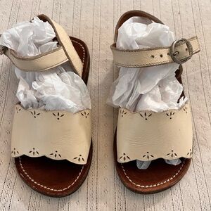 Adelisa cream sandals